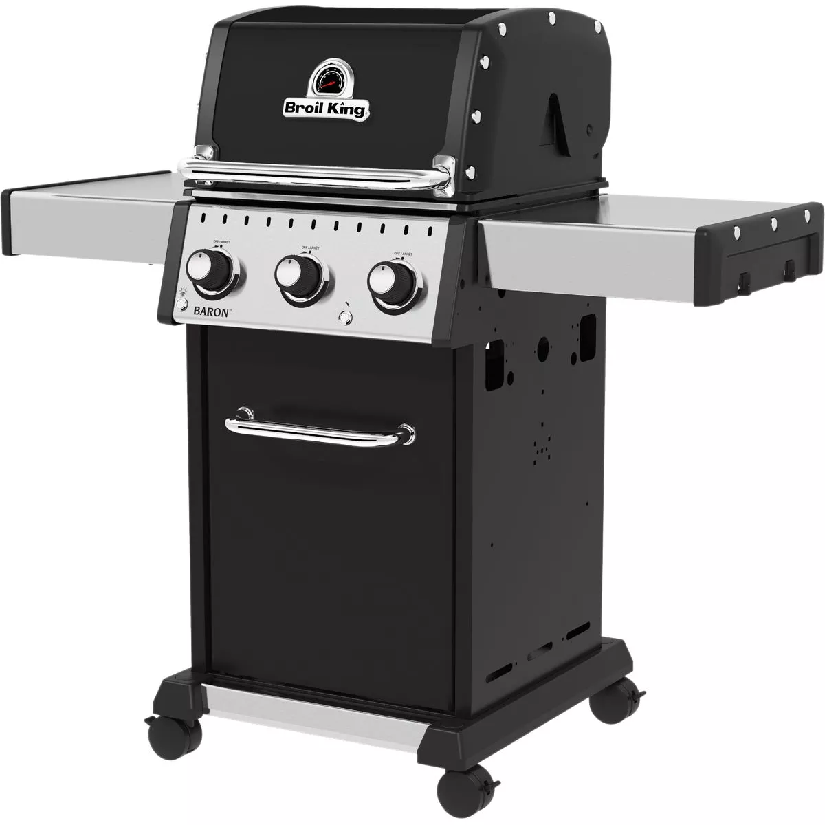 Broil King Baron 320 Pro 3-Burner Black 32,000 BTU Natural Gas Grill - photo 3