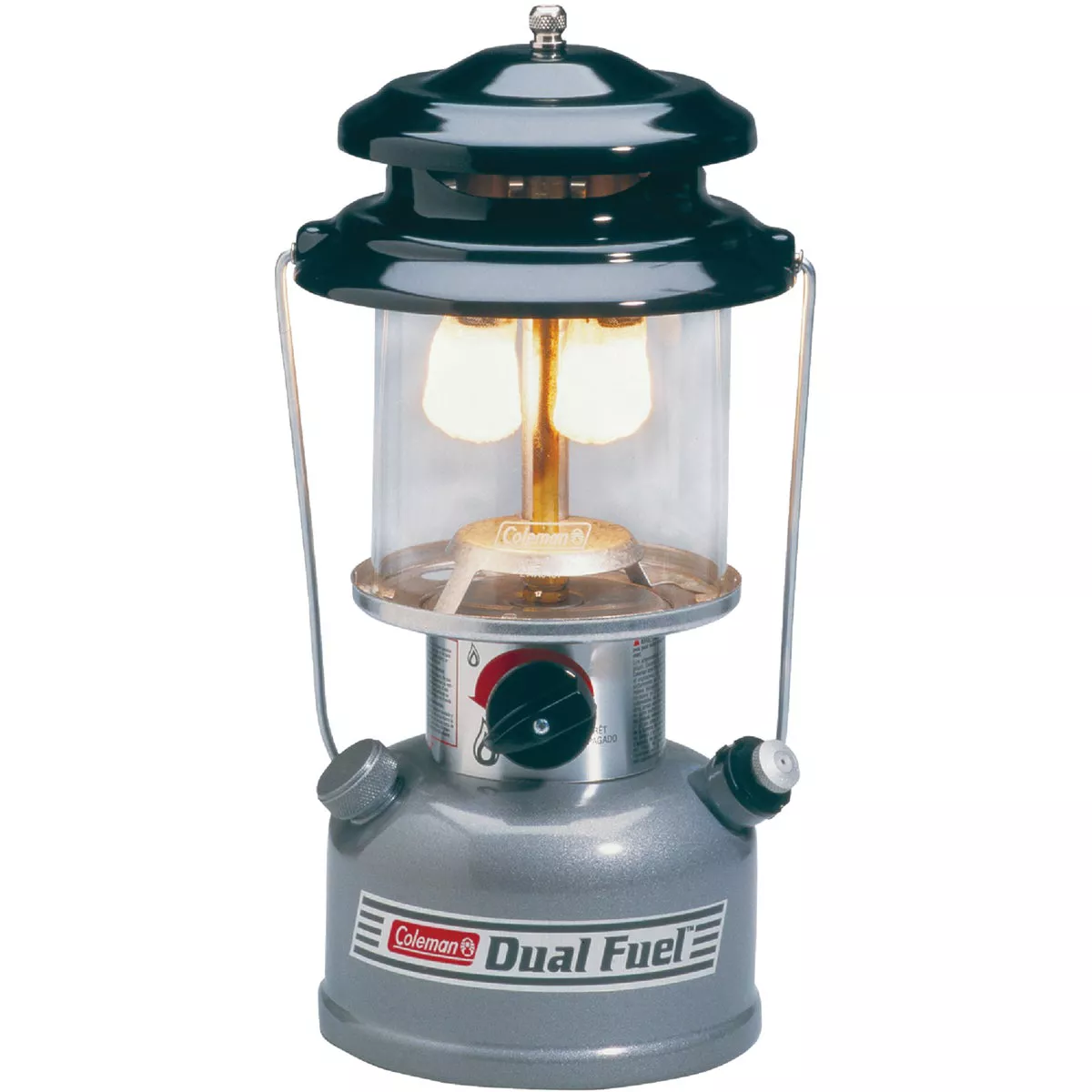 Coleman Dual 13 In. Gray Liquid Fuel Lantern