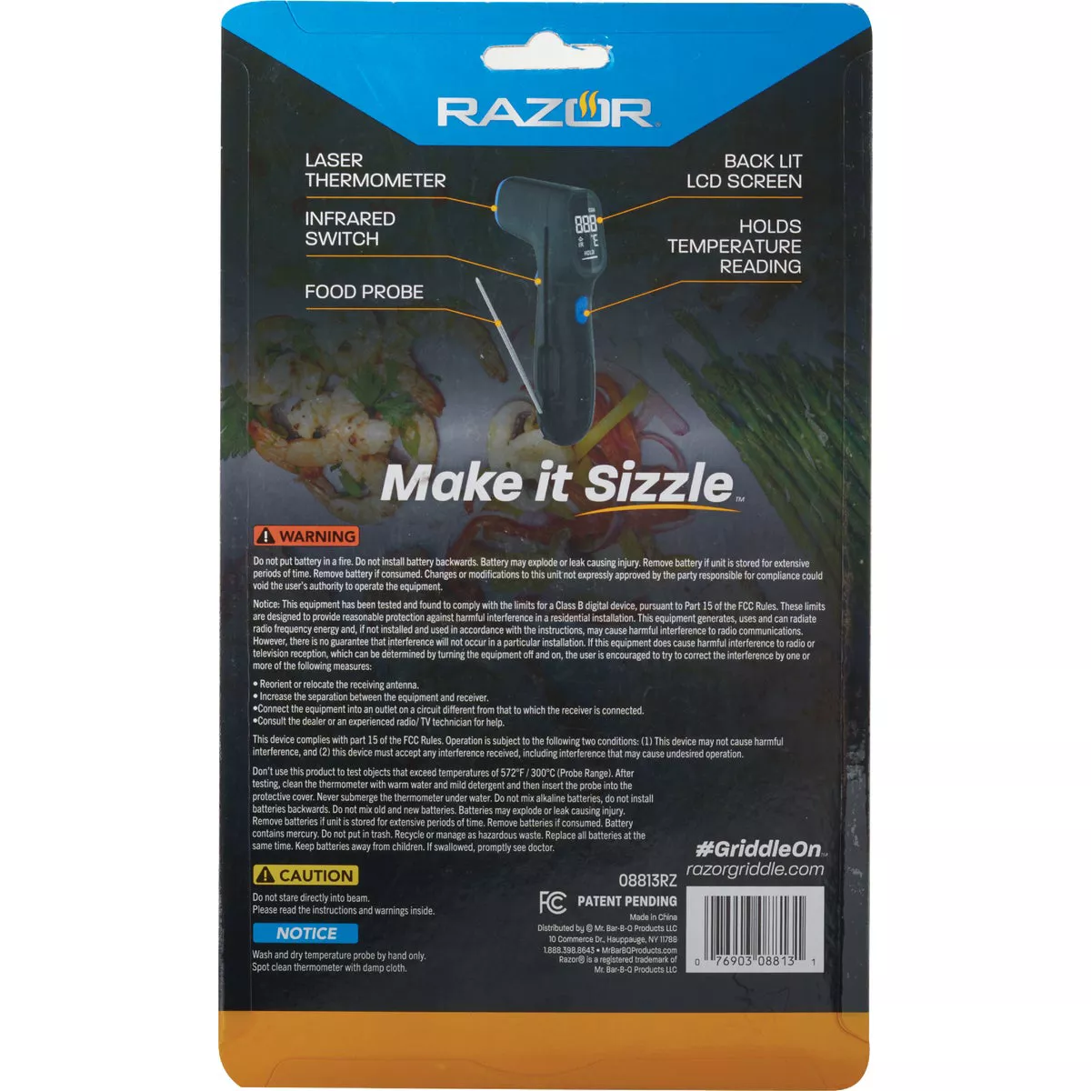 Mr. Bar-B-Q Razor Digital Probe Meat Thermometer - photo 3