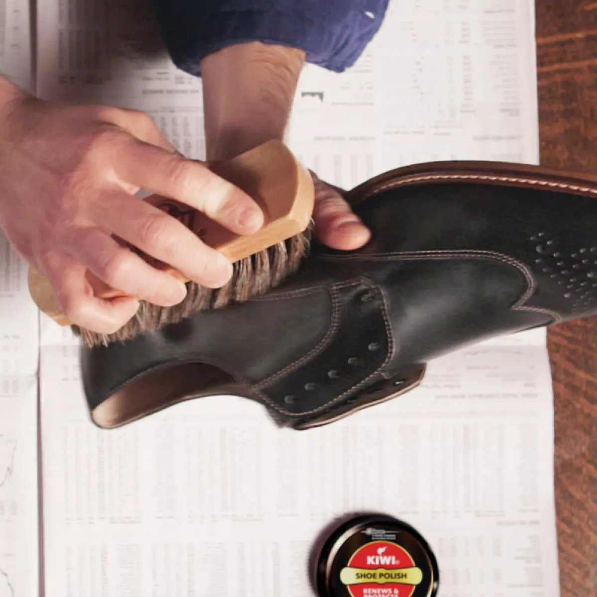 Kiwi 1-1/8 Oz. Black Shoe Polish - photo 5