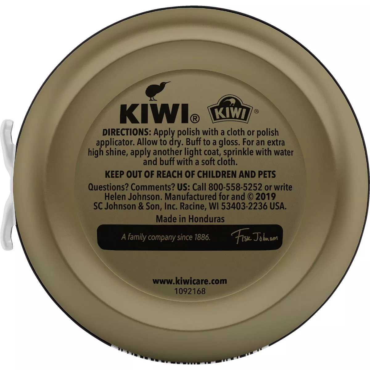 Kiwi 1-1/8 Oz. Black Shoe Polish - photo 2