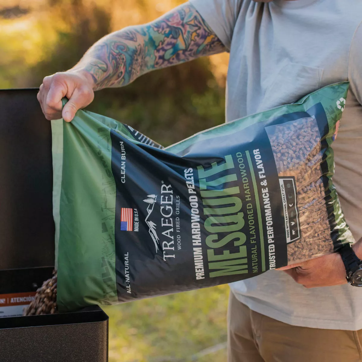 Traeger 20 Lb. Mesquite All-Natural Wood Grilling Pellets - photo 4