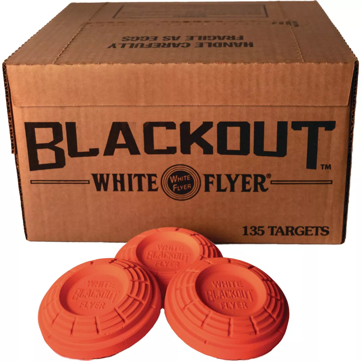 White Flyer Blackout Orange Clay Target (135-Pack) - photo 2