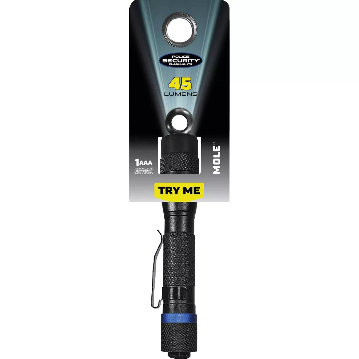 Police Security MOLE Mini 1AAA 80 Lm. LED Flashlight - photo 2