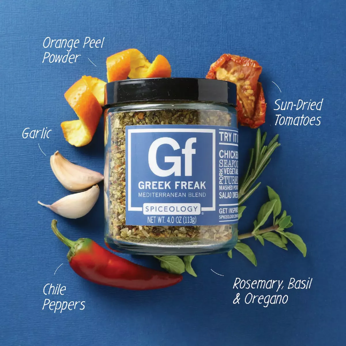 Spiceology Greek Freak 4 Oz. Mediterranean Blend Rub - photo 2
