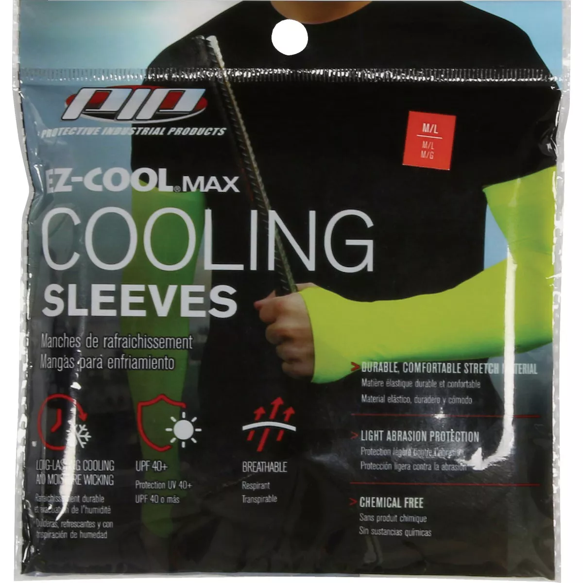 Safety Works Professional Ez-Cool Max High Visibility Cooling Sleeve (2-Pack) - photo 2