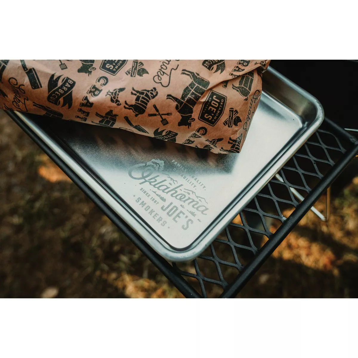 Oklahoma Joe's 13 In. W. x 9 In. L. Aluminum Serving Tray - photo 3