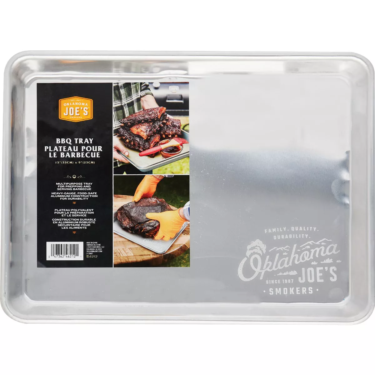 Oklahoma Joe's 13 In. W. x 9 In. L. Aluminum Serving Tray - photo 4
