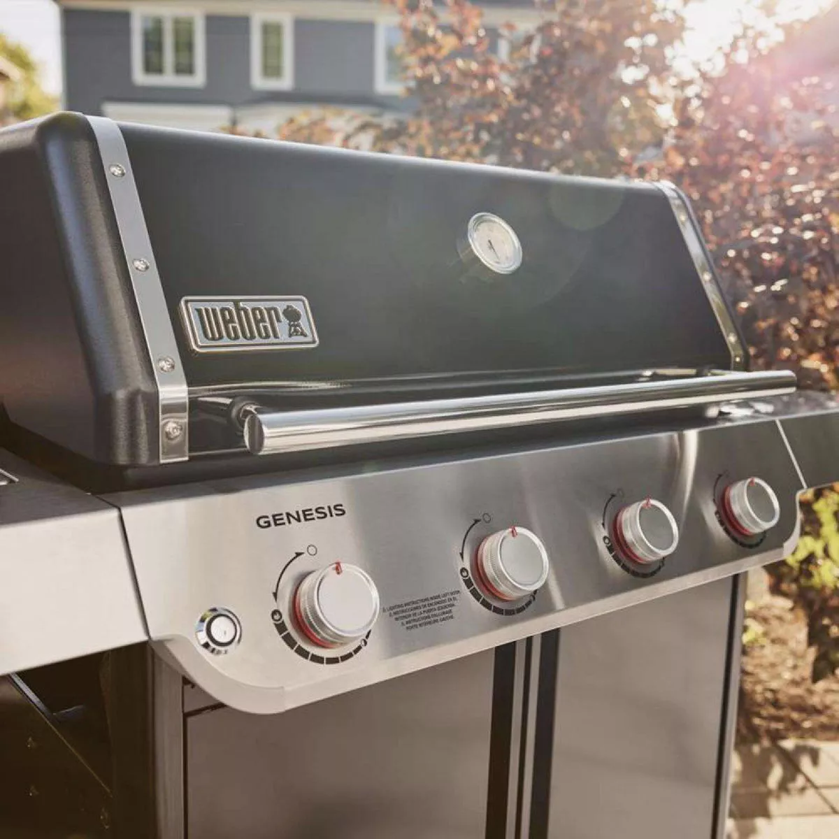 Weber Genesis E-415 4-Burner Liquid Propane Gas Grill, Black - photo 8
