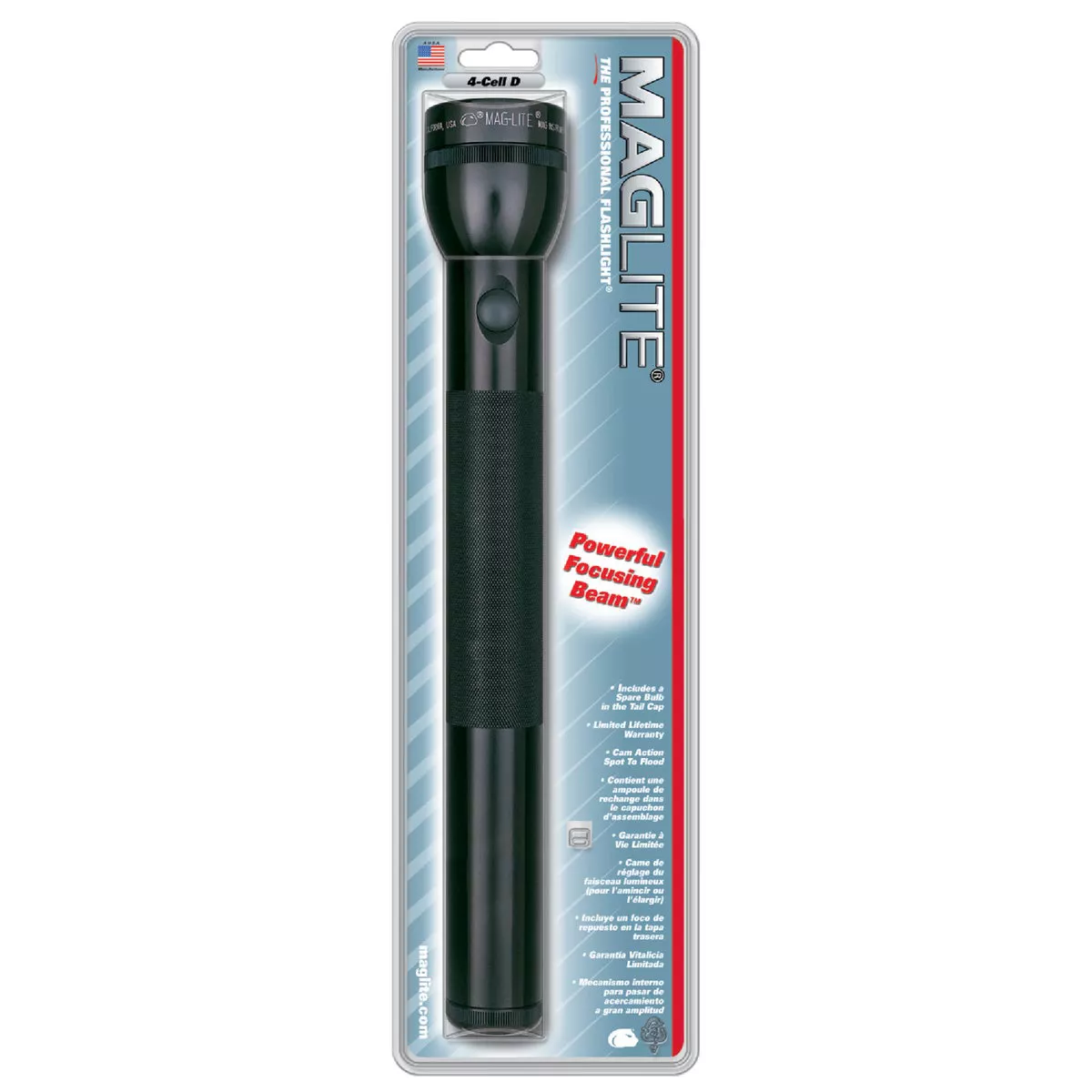 Maglite 98 Lm. Xenon 4D Flashlight, Black - photo 3