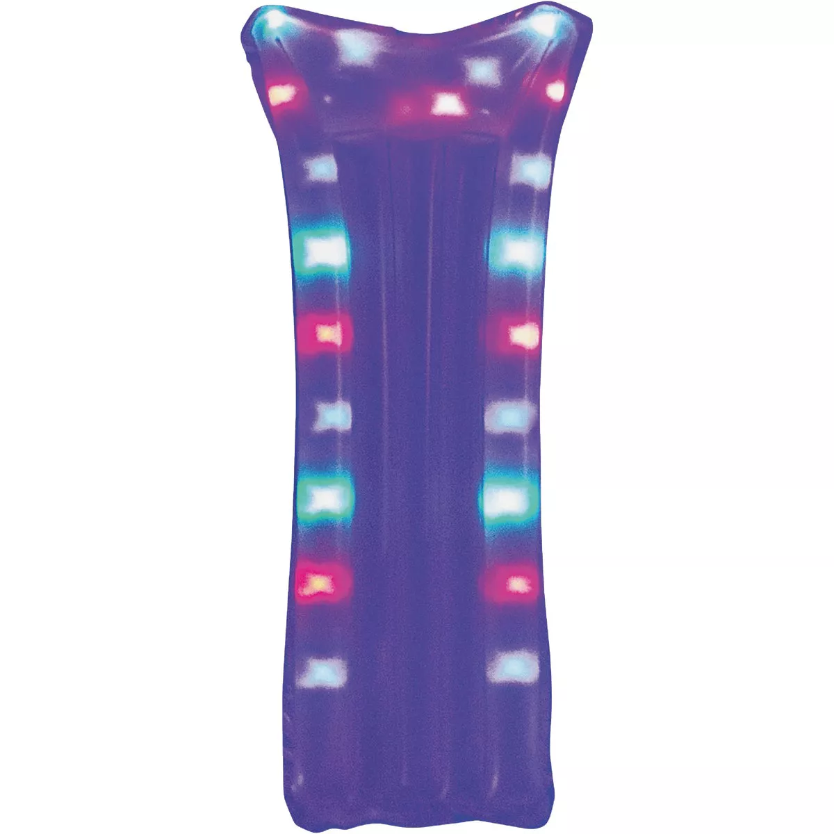 PoolCandy Ride-On 72 In. Illuminated Color Changing LED Pillow Raft