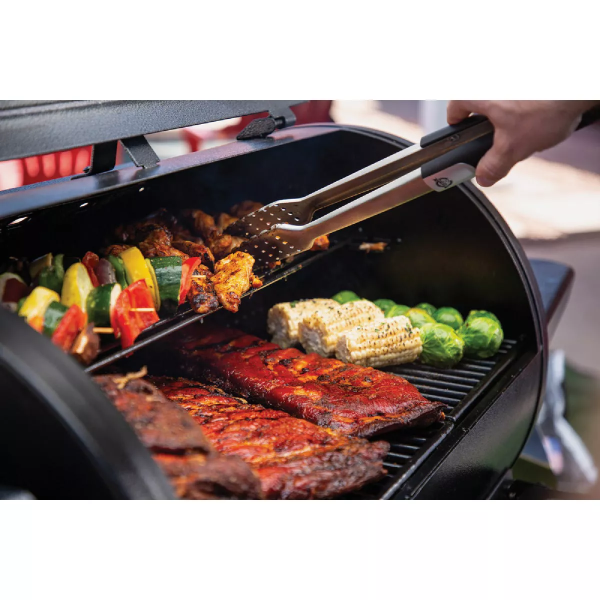Pit Boss Navigator 850 Black 40,000-BTU 879 Sq. In. WiFi + Bluetooth Wood Pellet Grill - photo 3