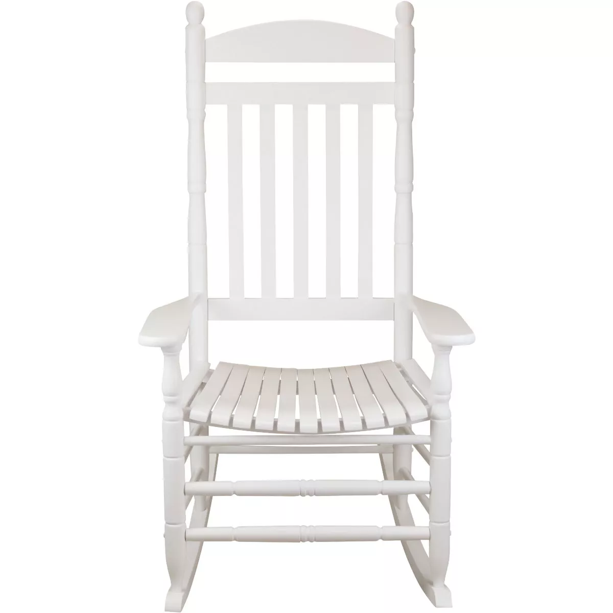 Hinkle Chair Company Cumberland 250 Flag Slat White Wood Rocking Chair, Assembled - photo 2