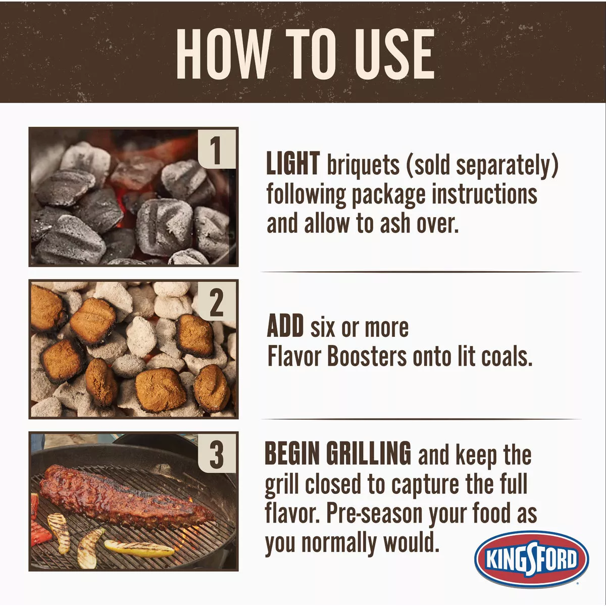 Kingsford Signature Flavors 2 Lb. Cumin Chili Charcoal Flavor Booster - photo 2