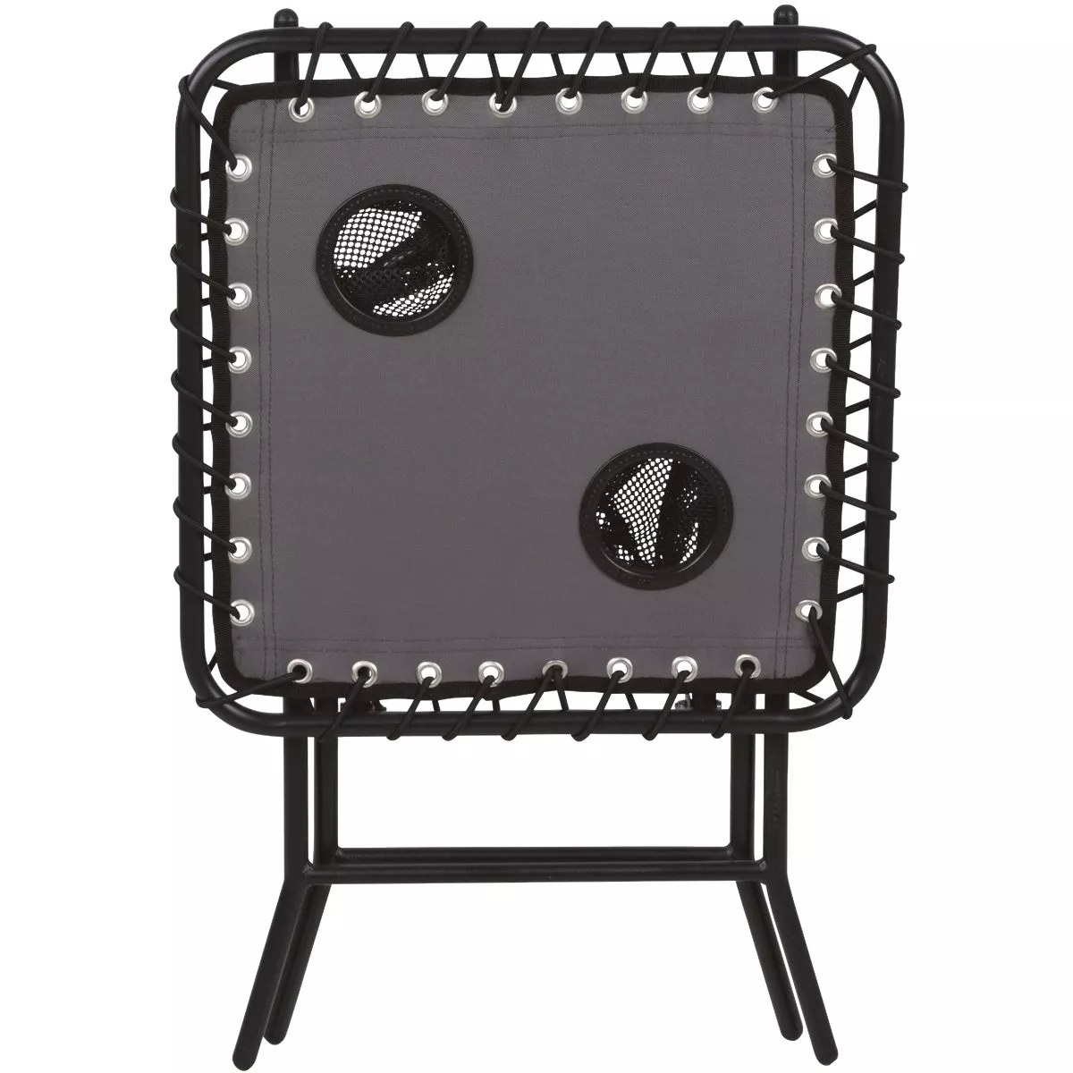 Outdoor Expressions Charcoal 18 In. Square Steel Folding Side Table - photo 2