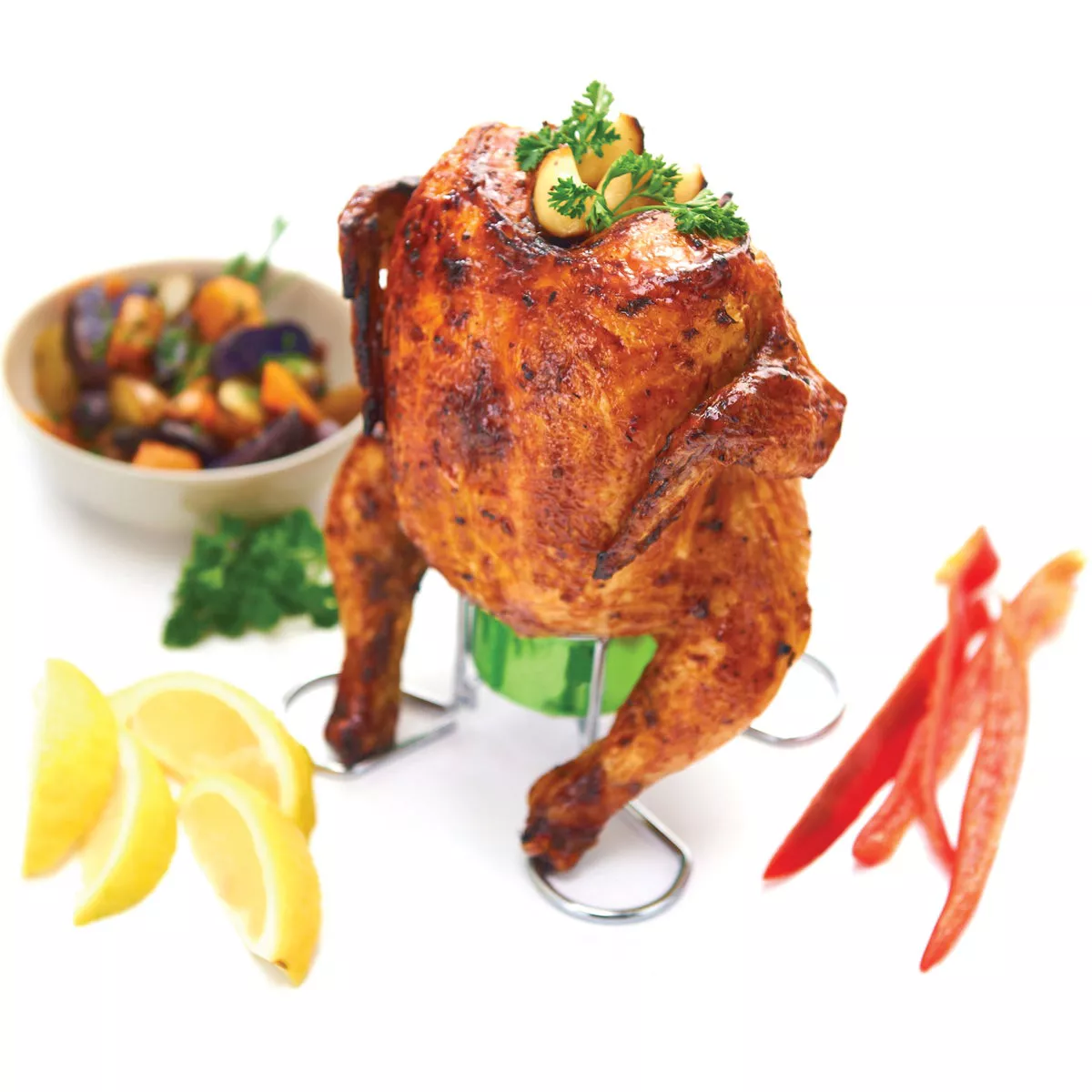 GrillPro Heavy-Duty Chrome Chicken Roaster - photo 4