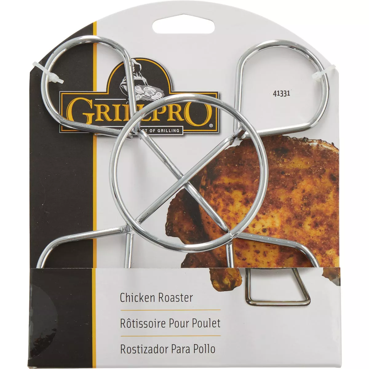 GrillPro Heavy-Duty Chrome Chicken Roaster - photo 2