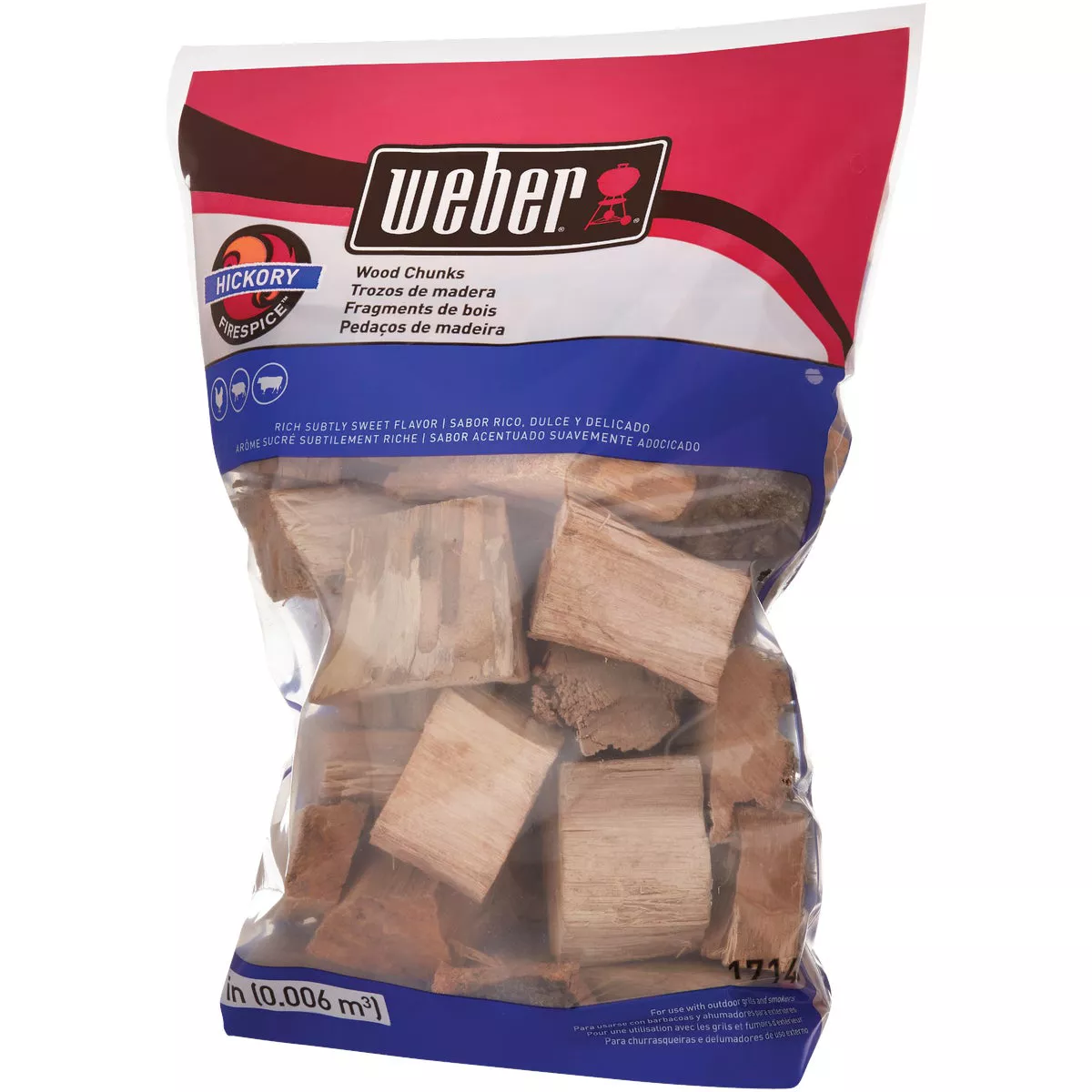 Weber 350 Cu. In. Hickory Wood Chunks - photo 3