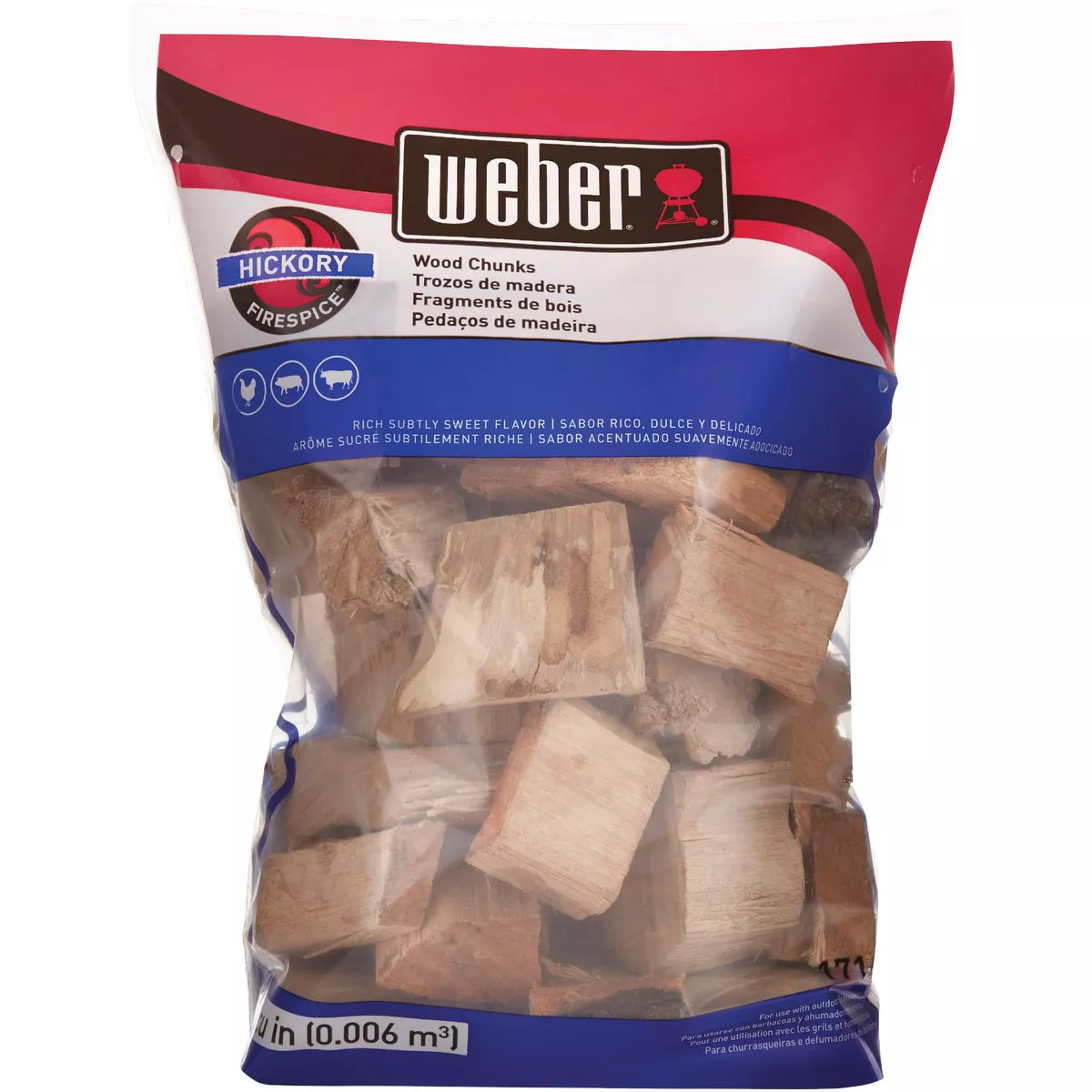 Weber 350 Cu. In. Hickory Wood Chunks - photo 4
