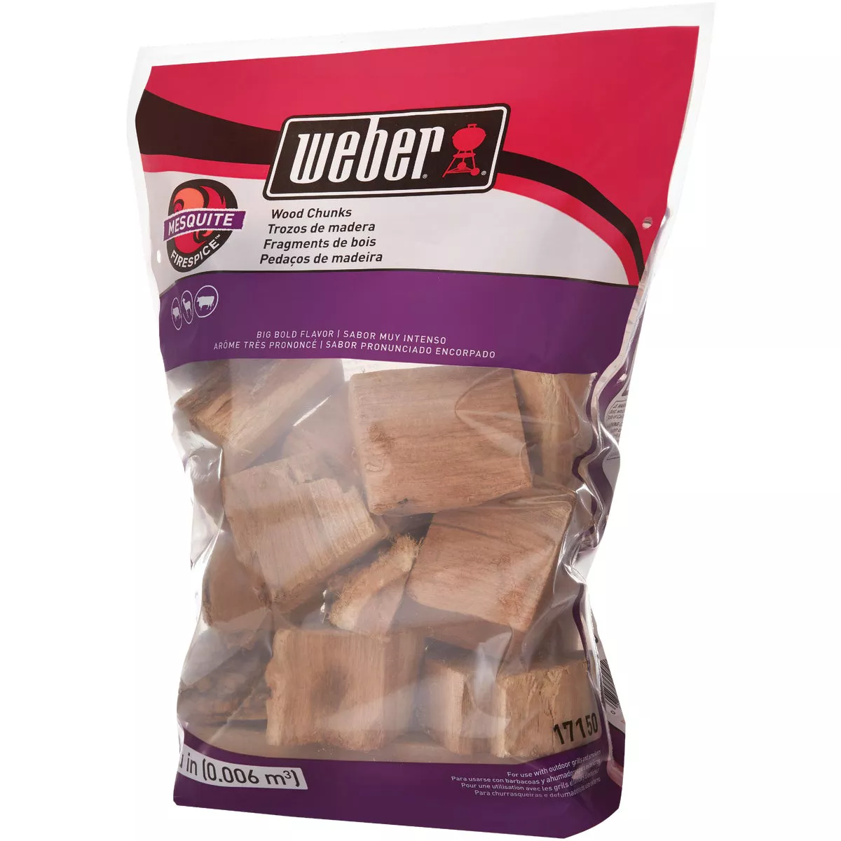 Weber 350 Cu. In. Mesquite Wood Chunks - photo 3