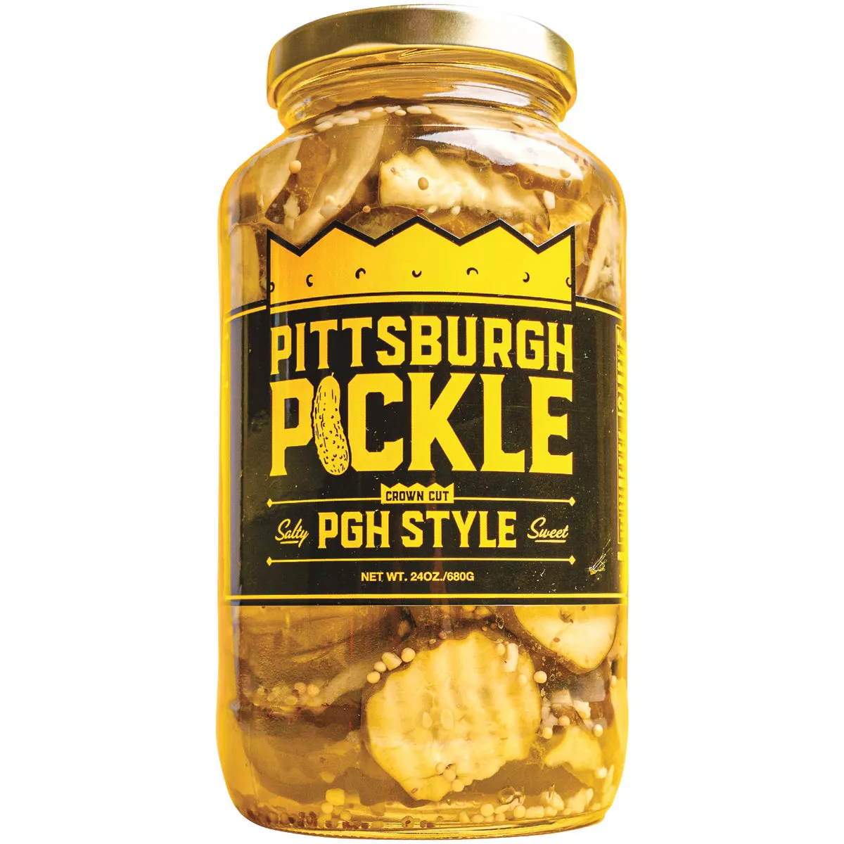 Pittsburgh Pickle Company PGH Style 24 Oz. Pickle Chips