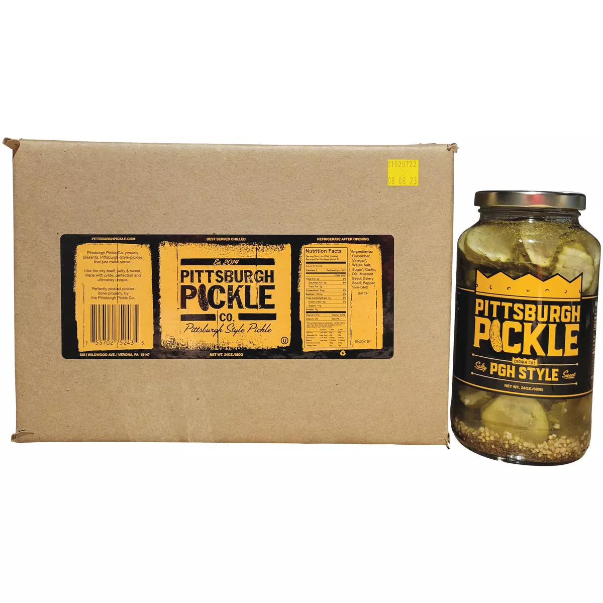 Pittsburgh Pickle Company PGH Style 24 Oz. Pickle Chips - photo 2