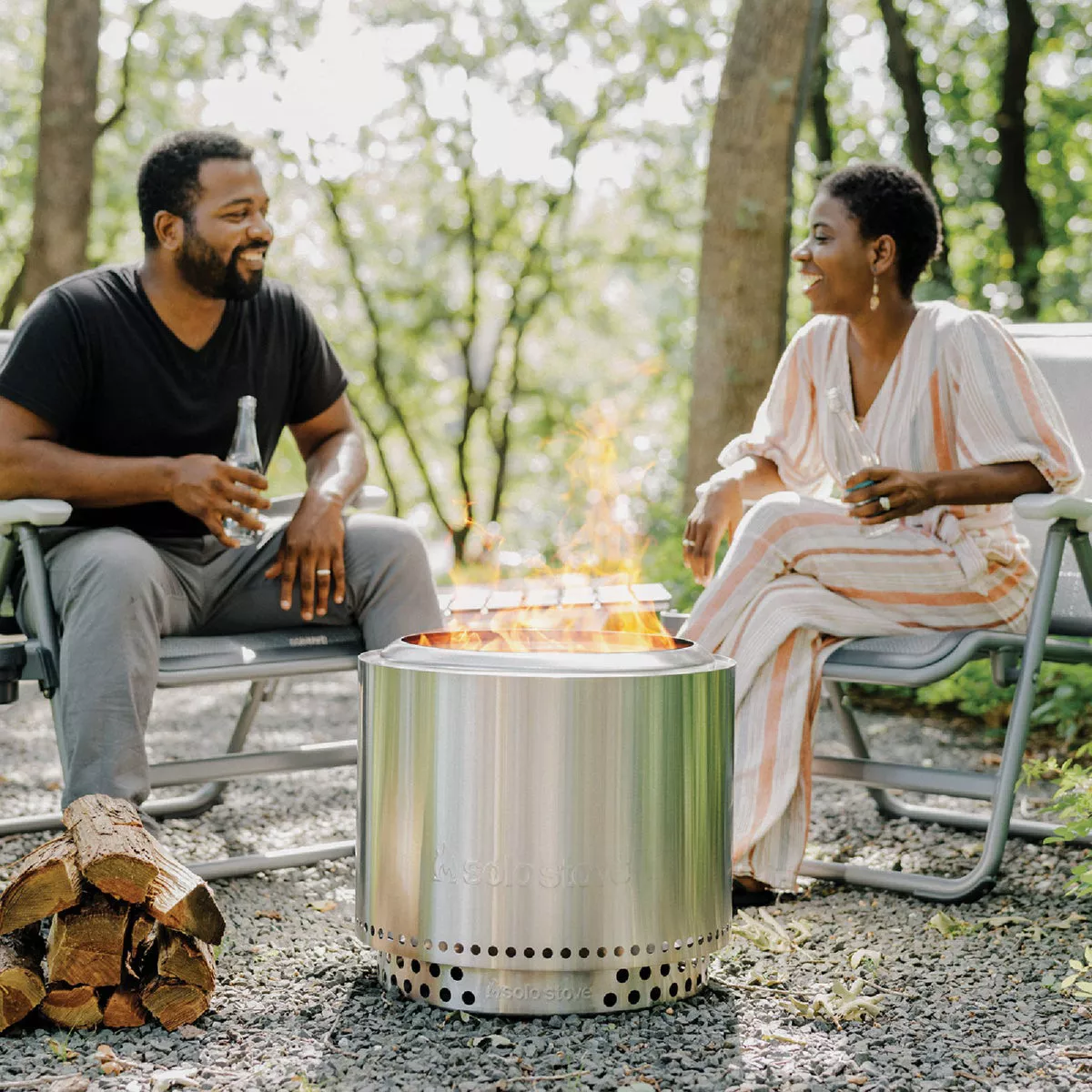 Solo Stove Bonfire 2.0 19.5 In. Round Wood Burning Smokeless Solo Stove Bonfire 2.0 19.5 In. Round Wood Burning Smokeless