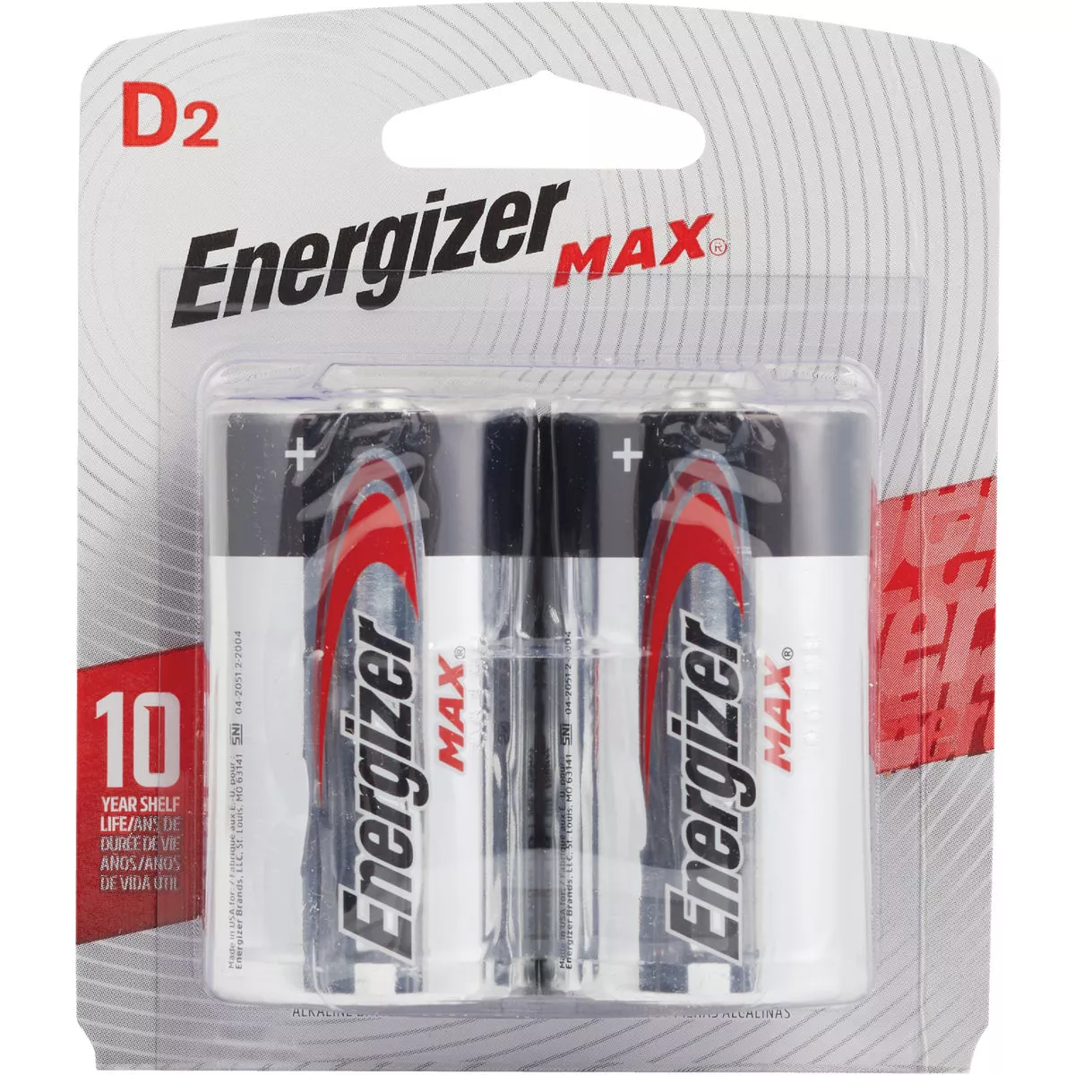 Energizer Max D Alkaline Battery (2-Pack) - photo 2
