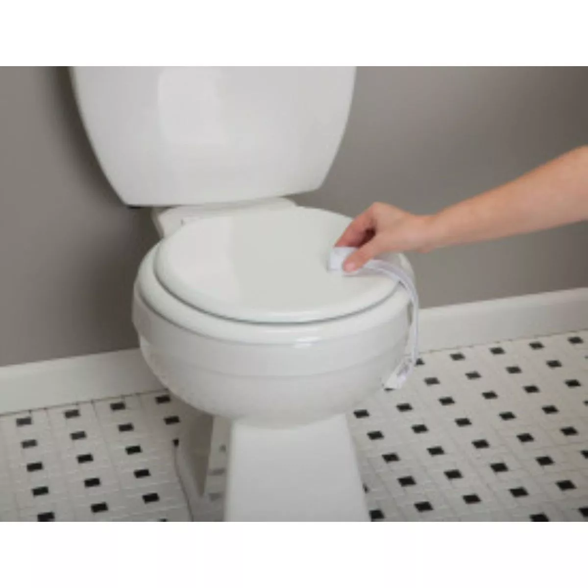 Safety 1st OutSmart White Plastic Toilet Lock - photo 2
