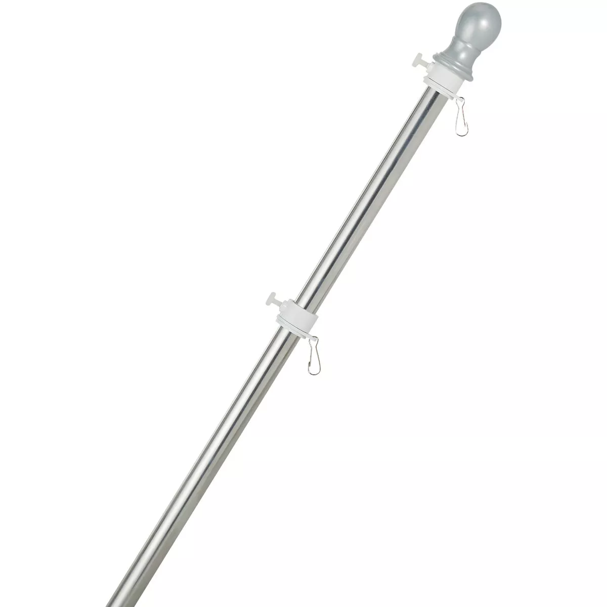Annin 5 Ft. x 2 In. Brushed Aluminum Banner Flag Pole