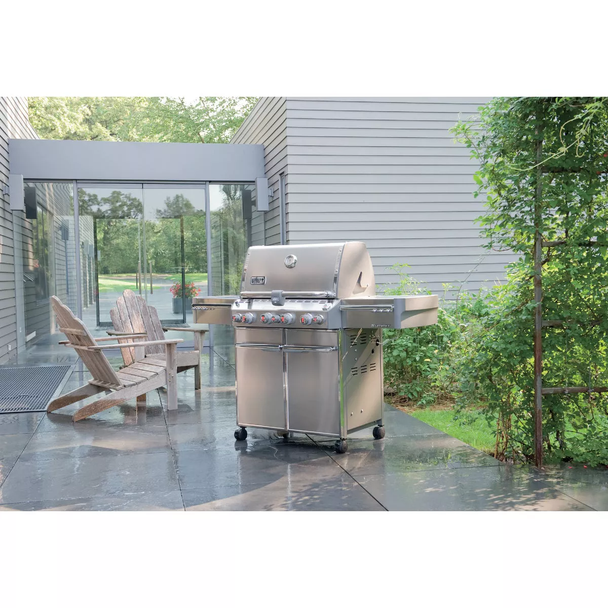 Weber Summit S-470 4-Burner Liquid Propane Gas Grill with Side Burner, Stainless Steel - photo 3