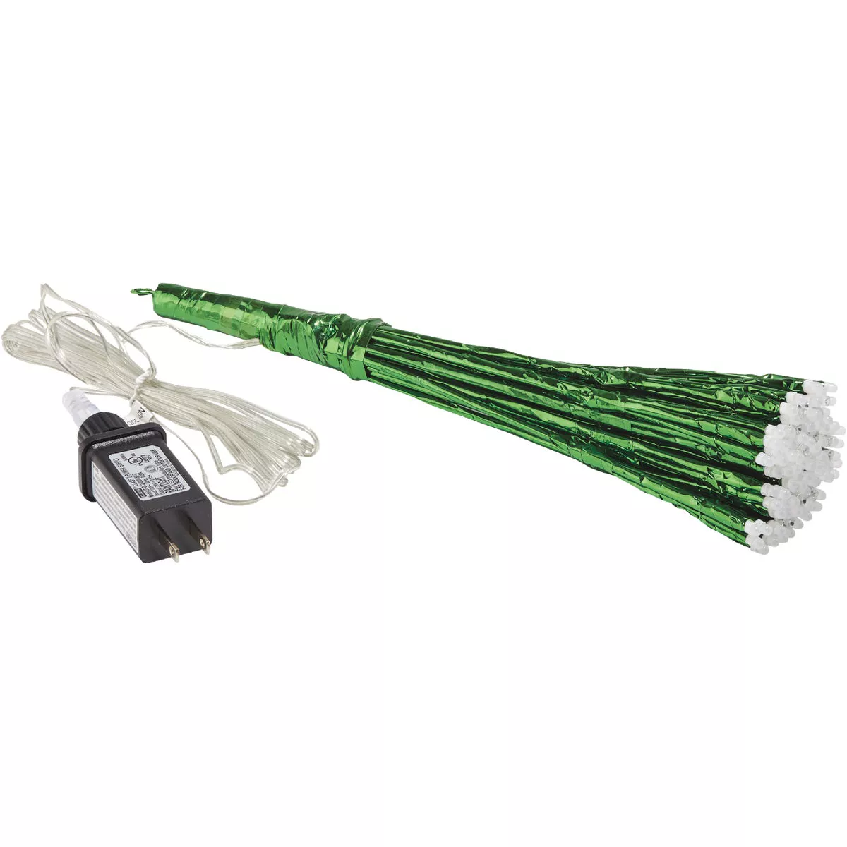 Alpine 16 In. LED Green Snowflake Ornament Lighted Decoration - photo 2