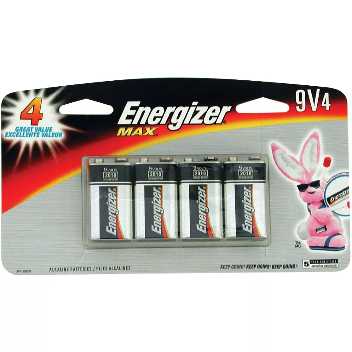 Energizer Max 9V Alkaline Battery (4-Pack) - photo 2