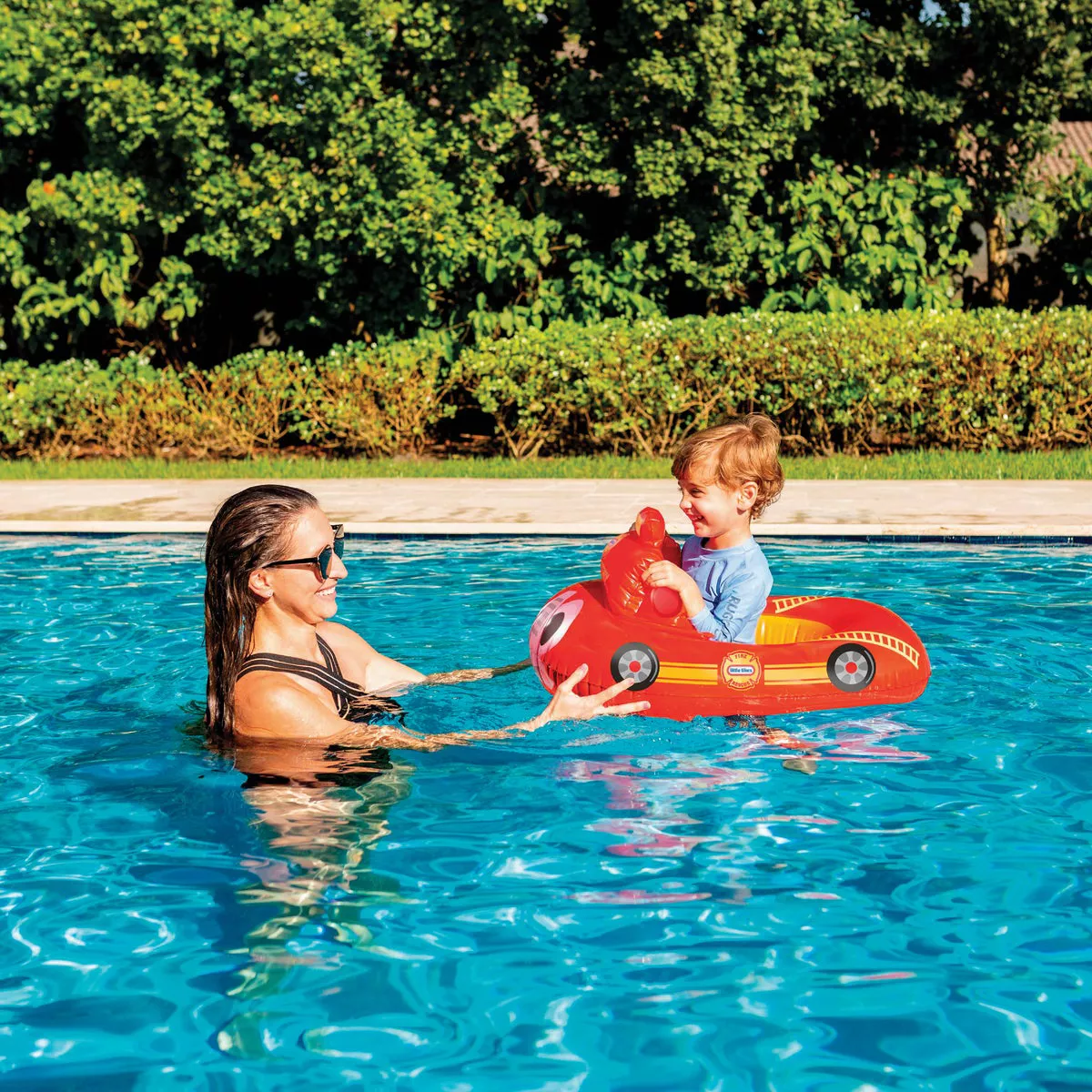PoolCandy Little Tikes Fire Truck Ride-On Toddler Pool Float - photo 2