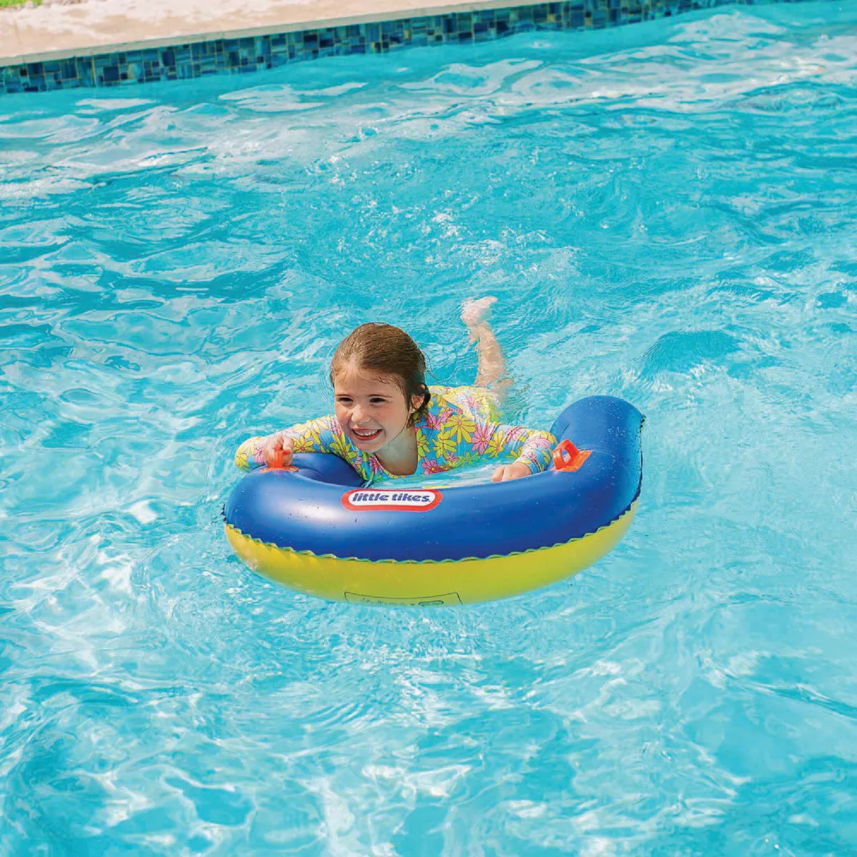 PoolCandy Little Tikes Ride-On Inflatable Kickboard with Window - photo 2