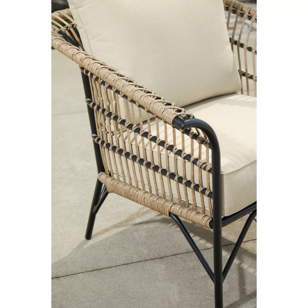 Outdoor Expressions Brentwood 3-Piece Wicker Chat Set - photo 4