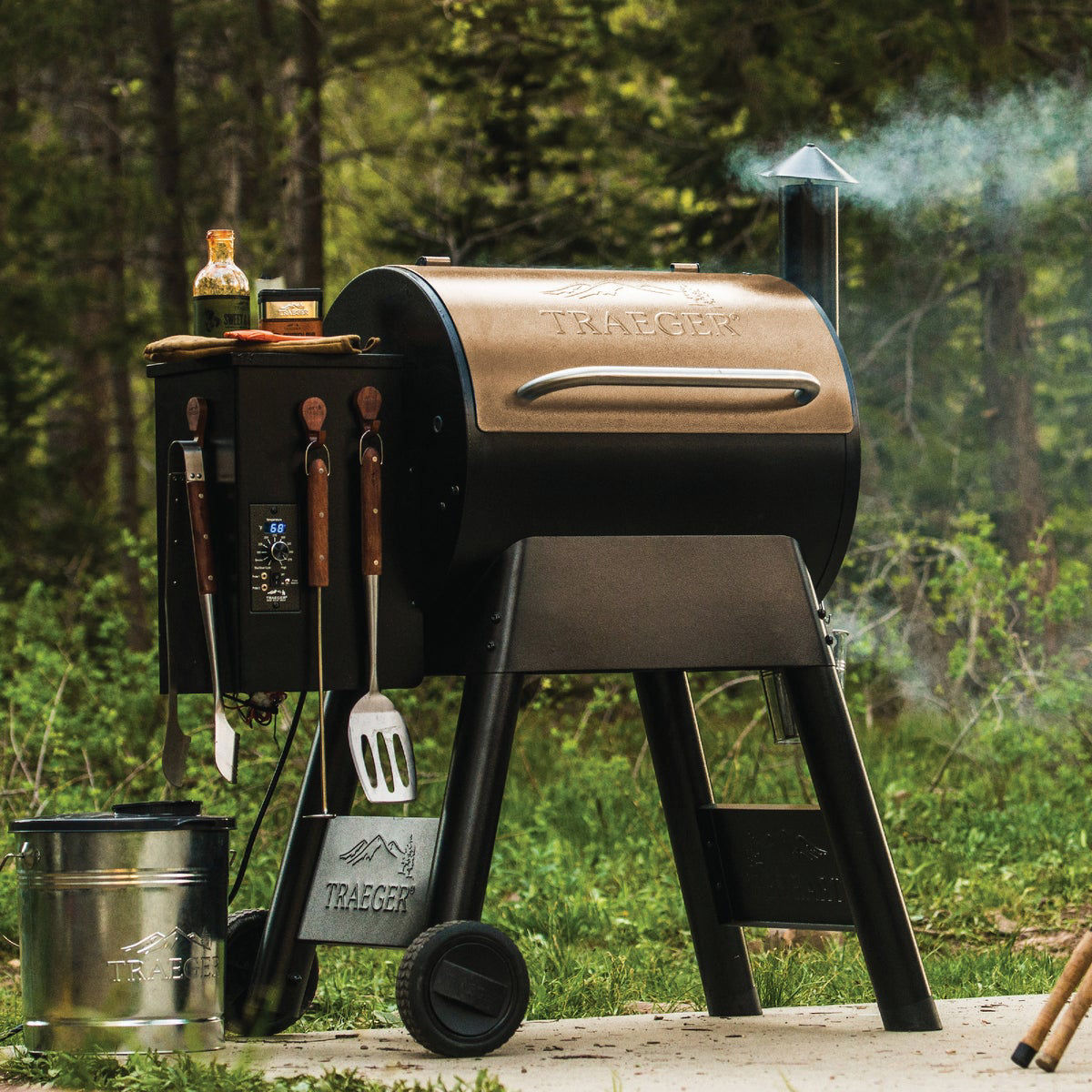 Traeger Grills Pro Series 22 Electric Wood Pellet Grill and Smoker, Bronze,  Extra large