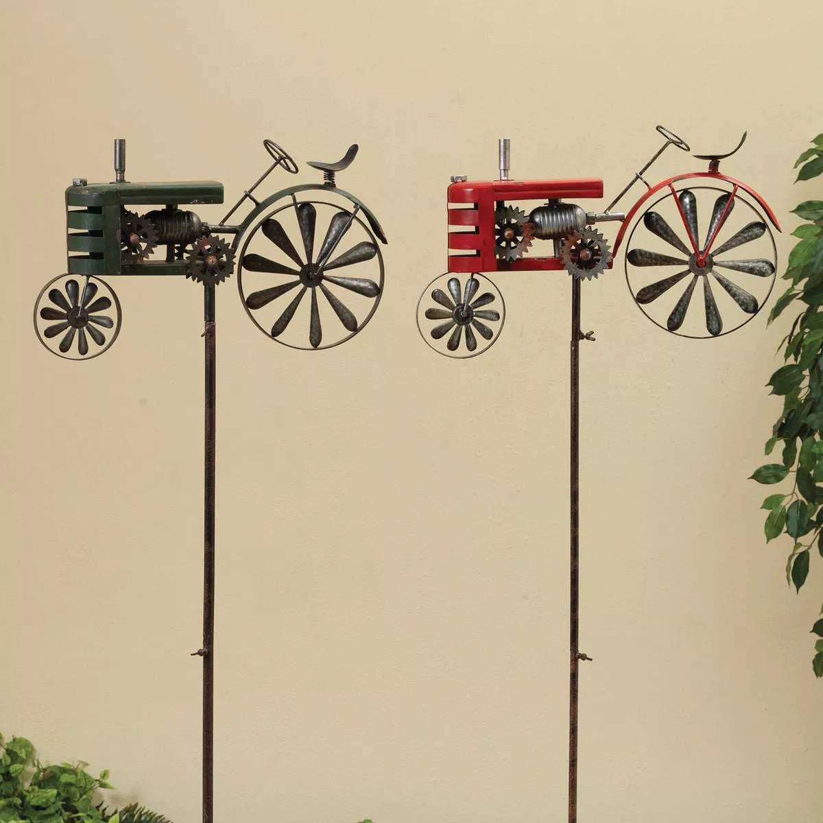 Gerson Spring GIL 63 In. H. Tractor Wind Spinner Lawn Ornament Stake - photo 2