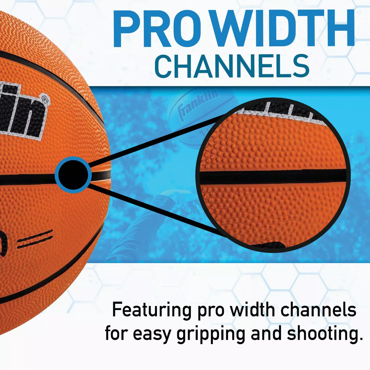 Franklin Grip-Rite Indoor/Outdoor Rubber Basketball, Official Size - photo 3