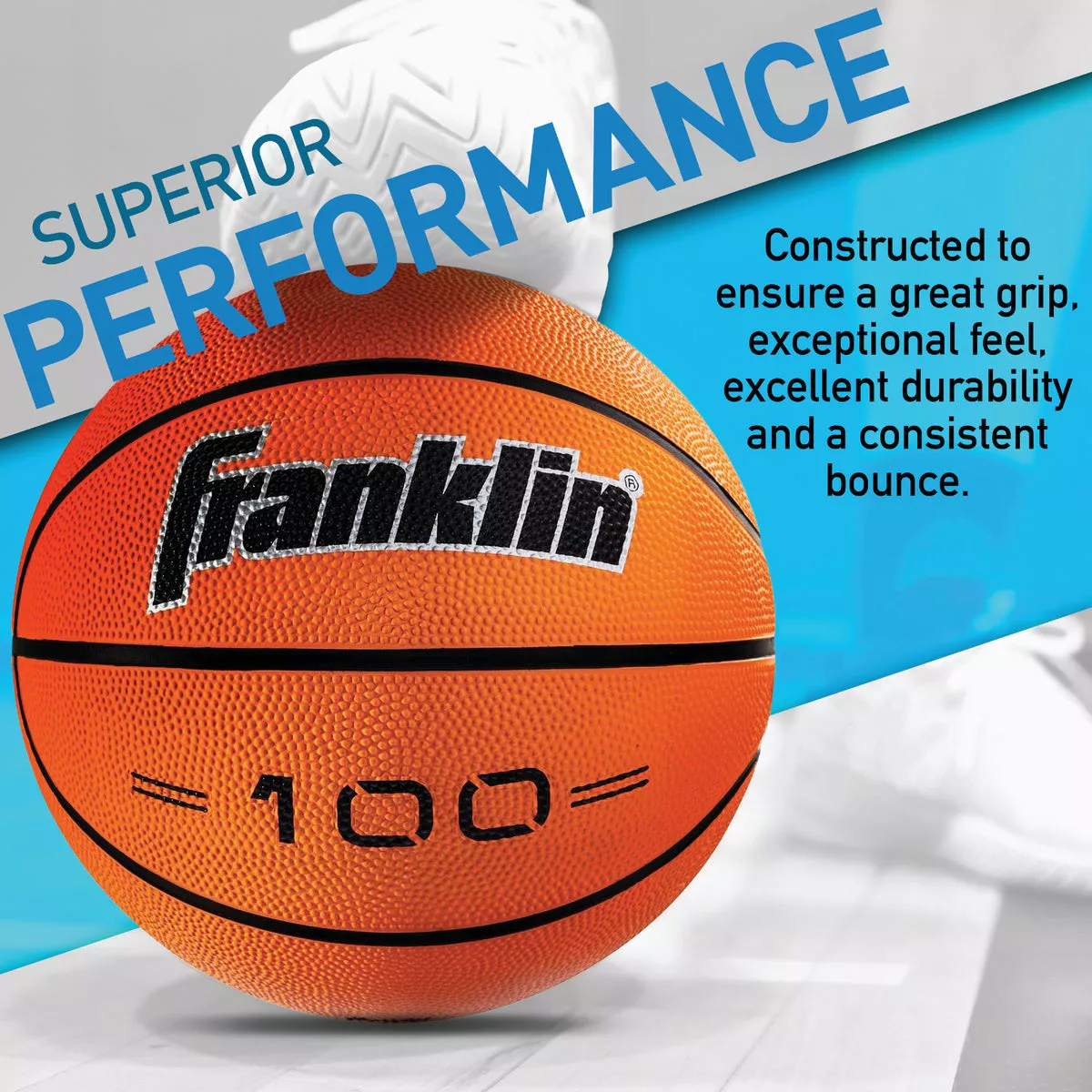 Franklin Grip-Rite Indoor/Outdoor Rubber Basketball, Official Size - photo 5