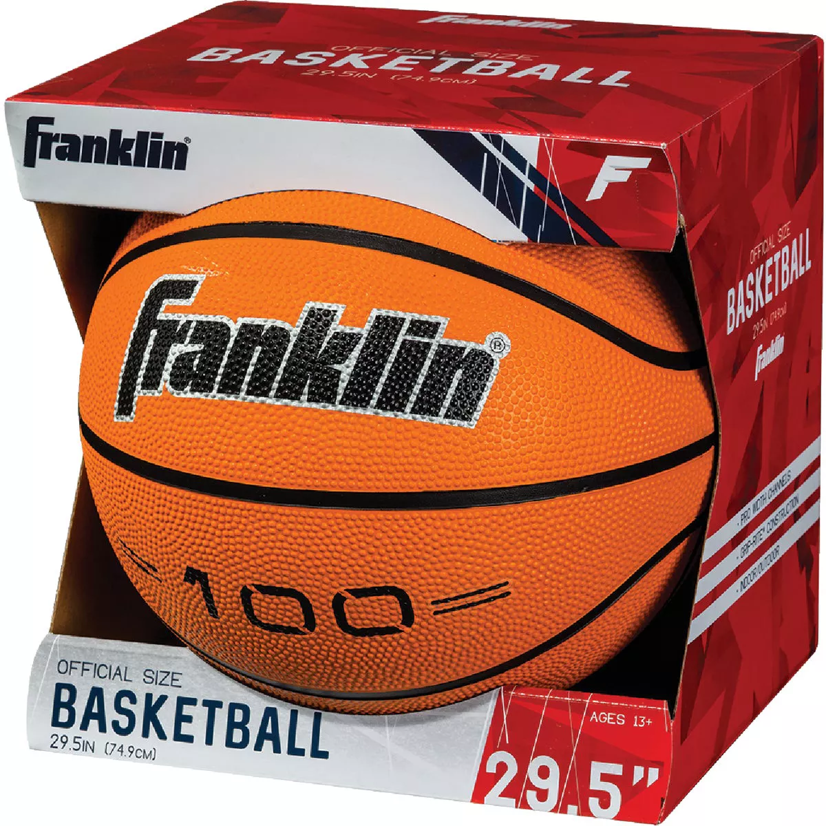 Franklin Grip-Rite Indoor/Outdoor Rubber Basketball, Official Size - photo 6