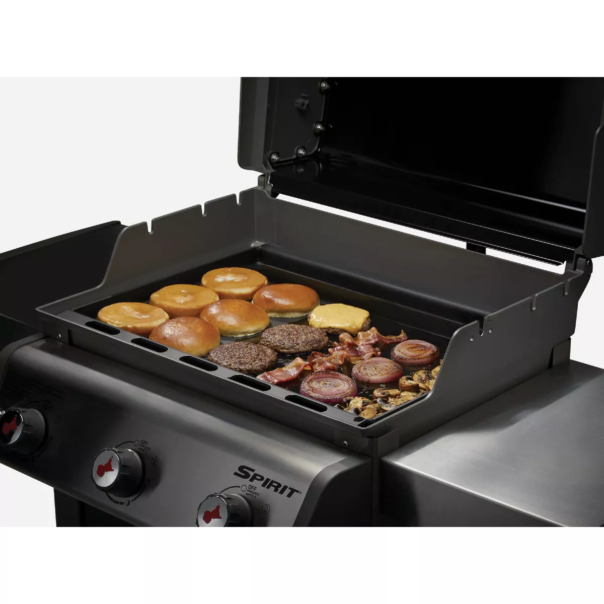 Weber Spirit 300 Series 22.67 In. W. x 17.29 In. L. Carbon Steel Full Size Grill Griddle - photo 2
