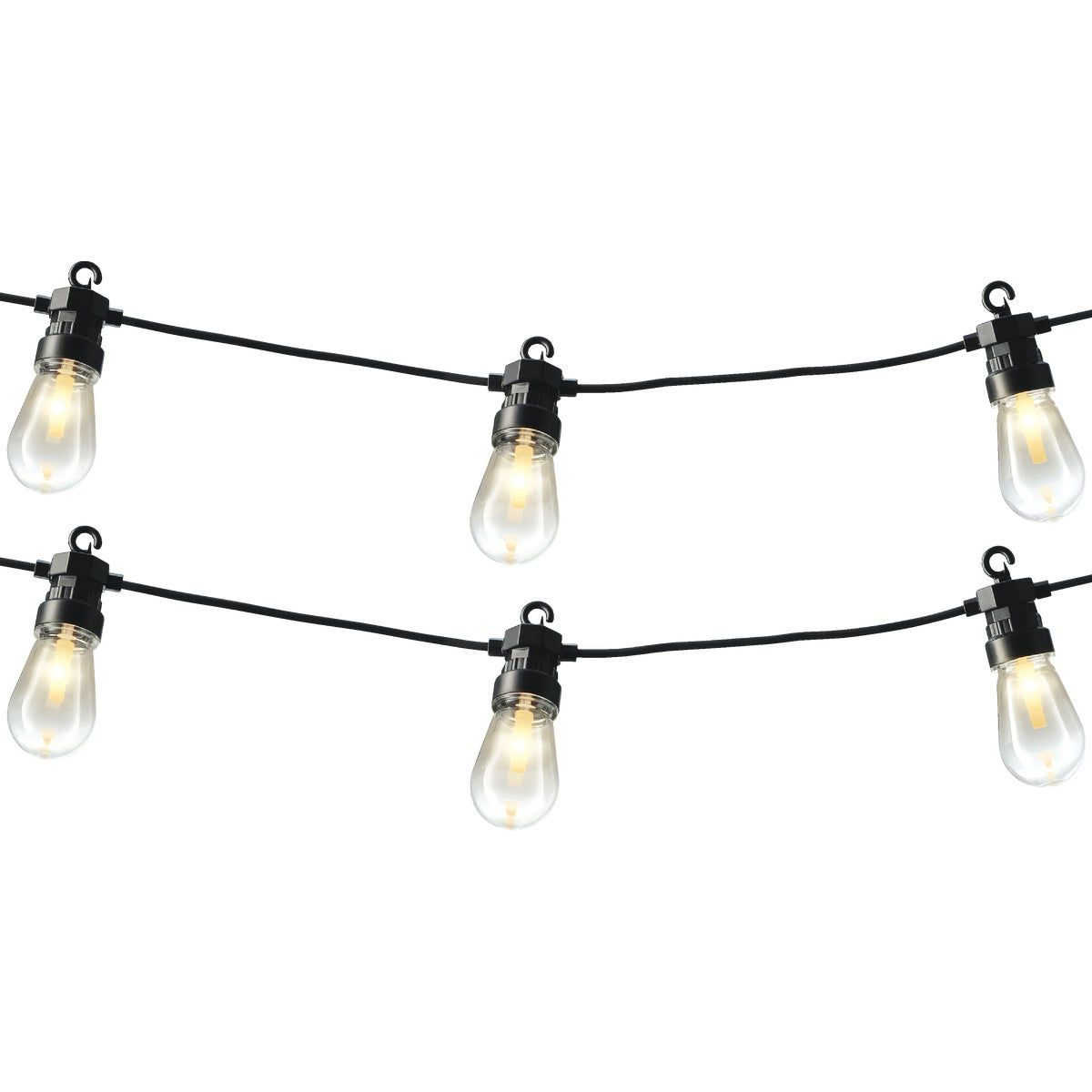 Lumineo 31 Ft. 20Light Warm White LED Vintage Outdoor Party String