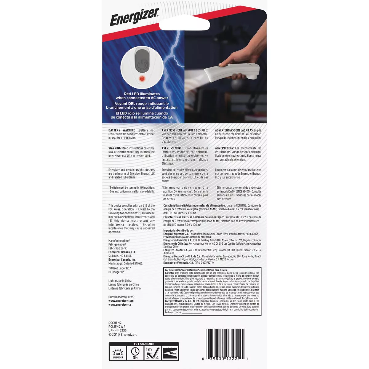 Energizer Weatheready LED Plastic Rechargeable Compact Flashlight - photo 2