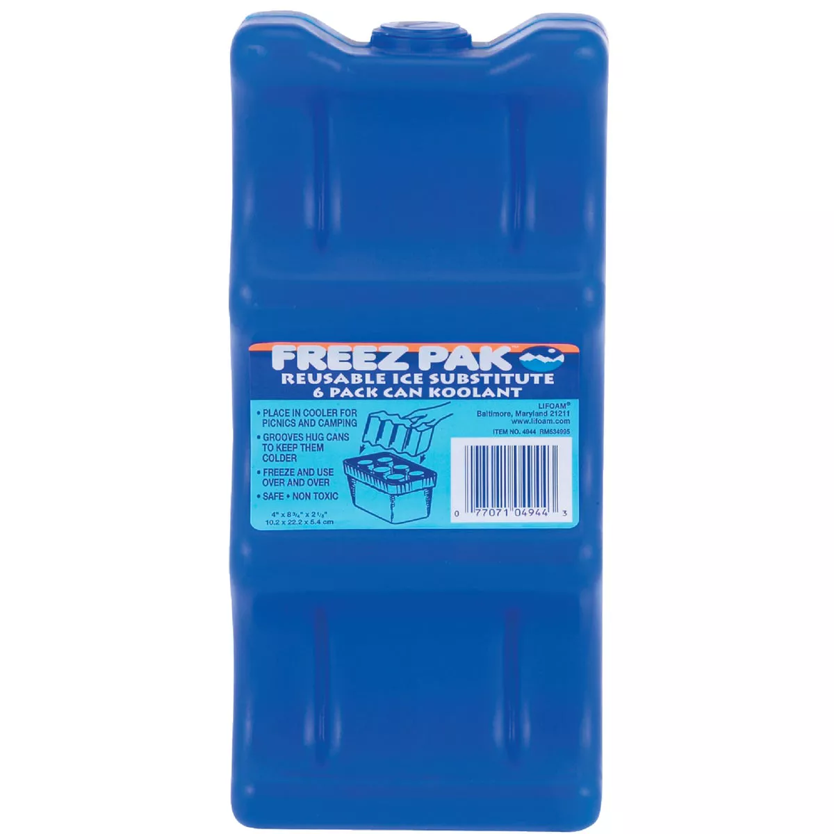 Lifoam Freez Pak 24 Oz. Blue Cooler Ice Pack
