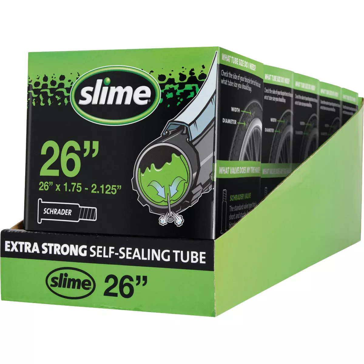Slime Pre-Filled 26 In. Self-Sealing Bicycle Tube - photo 2