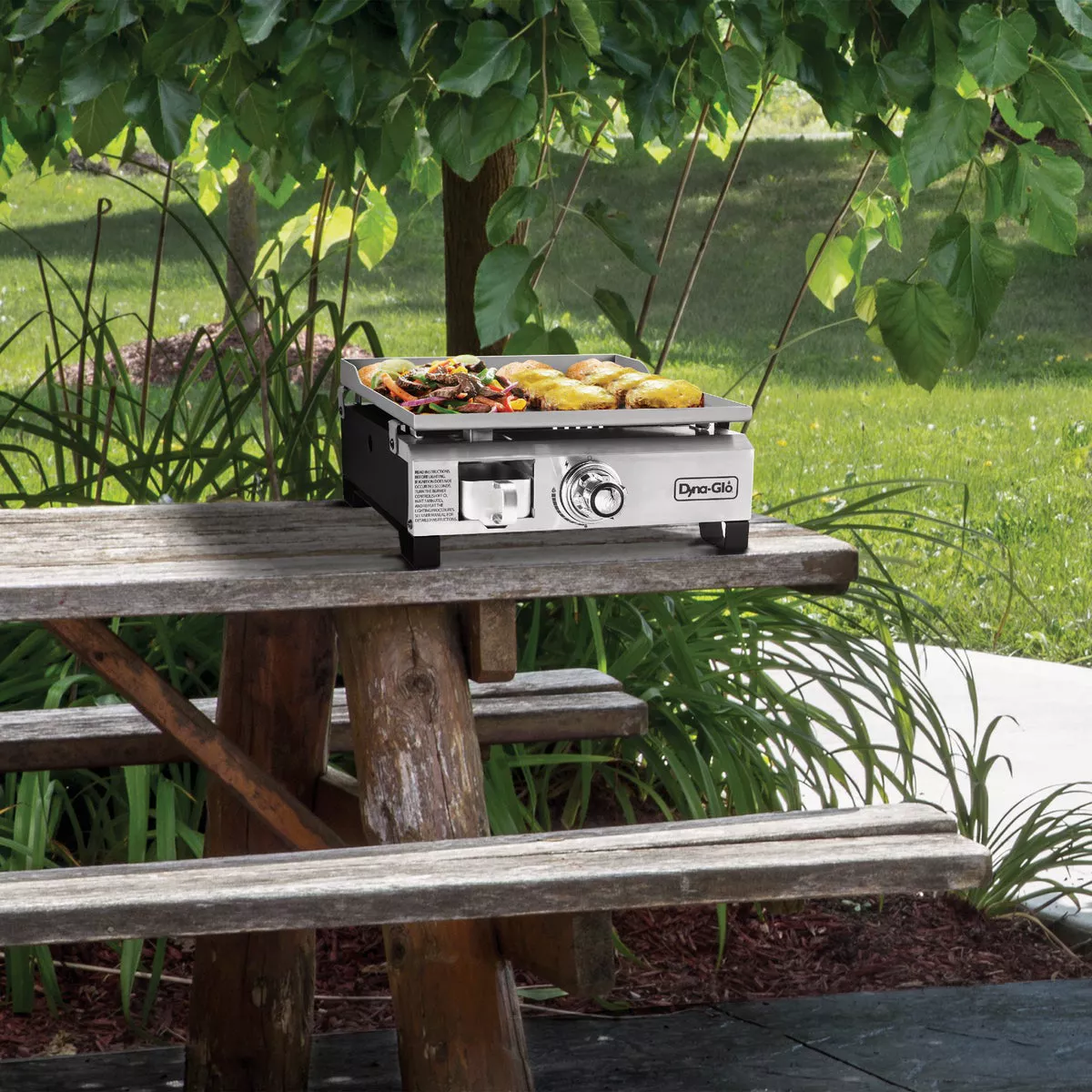 Dyna-Glo 1-Burner Stainless Steel 18,000 BTU 260 Sq. In. Outdoor LP Gas Griddle - photo 4