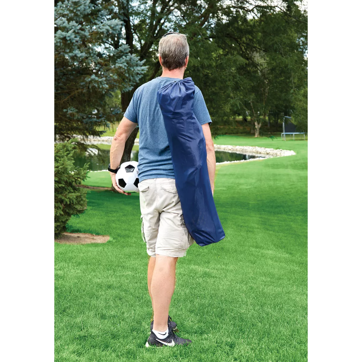 Outdoor Expressions Blue Polyester Omni-Directional Canopy Camp Chair - photo 6