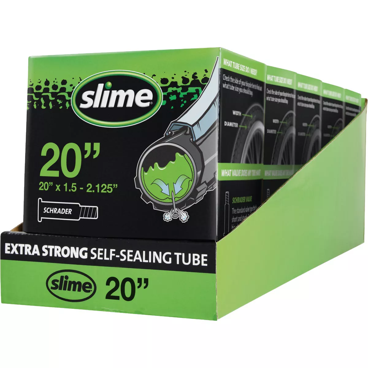Slime Pre-Filled 20 In. Self-Sealing Bicycle Tube - photo 2