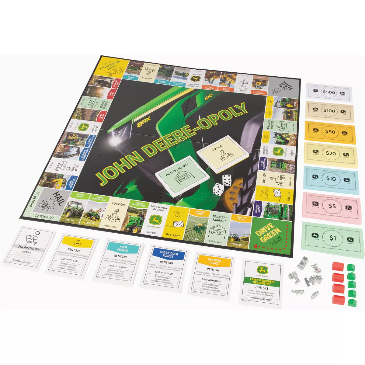 JOHN DEERE-Opoly Board Game